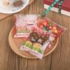 NEWANOVI Christmas Cellophane Bags, 100 Pcs Clear Resealable Merry Christmas Sealed Plastic Cellophane Gift Bags with Adhesive Closure for Bakery, Cookie, Candies, 3.9 * 3.9 Inches view 2
