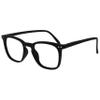 OPULIZE BEX Reading glasses for Women Men, Large Designer Style Sturdy frame with Spring Hinges,Matt Black, Matt Brown Tortoiseshell Black Arms +1 (Pack of 2) view 2