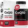 Renew Actives CoQ10 Ubiquinone Supplement 200MG per Serving  Supports Heart Health, Migraine Relief, Immune System Boost Antioxidant Support & Energy  High Potency, Made in Canada - 60 Capsules view 1