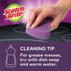 Scotch-Brite Glass Cooktop Pads, Scratch-Free & Non-Abrasive Scrubbers for Glass or Ceramic Stovetops, Cleans Burnt-On Messes with Just Water, Reusable Dishwasher-Safe Design, 4 Pads view 2