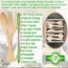 100% Bamboo Heavy Duty Disposable Cutlery [100PK:40 Fork 40 Spoon 20 Knife] Eco Friendly Natural Compostable Biodegradable Utensils | Premium Sustainable Organic alternate to Plastic & Wooden Flatware view 2