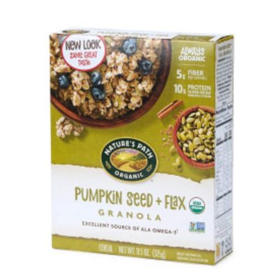 Nature's Path Organic Pumpkin Seed and Flax Granola, 11.5 Ounce (Pack of 5), Non-GMO, Heart Healthy, High Fiber, 6g Plant Based Protein