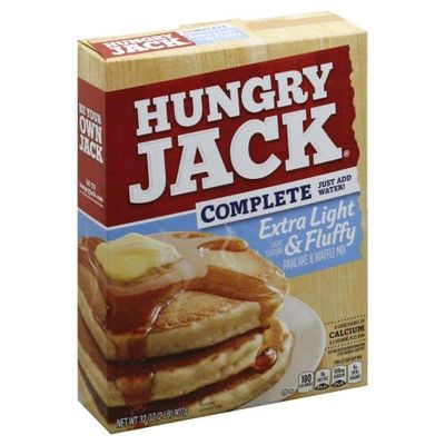 Hungry Jack, Extra Light & Fluffy, Pancake & Waffle Mix, 32 oz (Pack of 2)