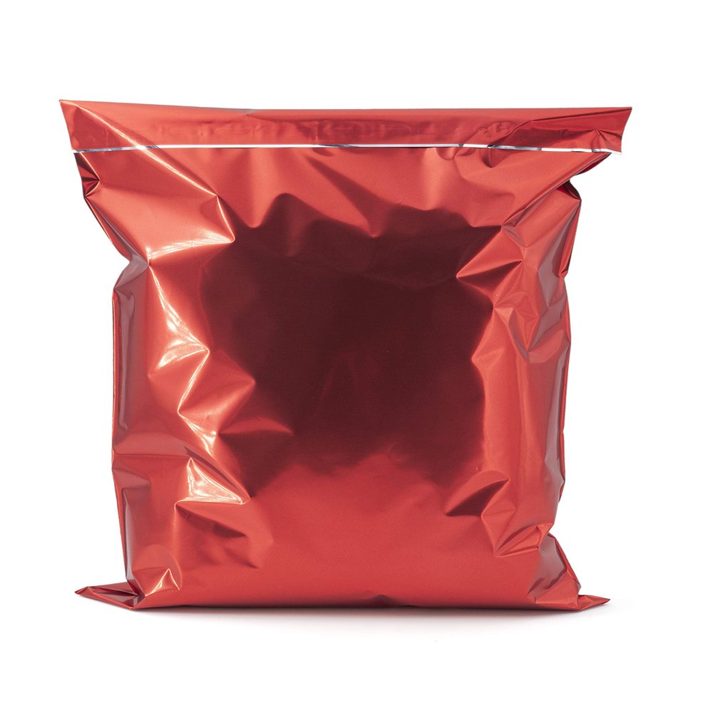 Italpak Soft Envelopes with Red Adhesive Patella, 50 pcs, 15x23+4 cm