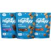 HighKey Cookies Variety Pack - 6.75oz Low Carb No Added Sugar 3-Pack Chocolate Chip Cookie, Snickerdoodle, Brownie Bites Low Carb Gluten Free Diabetic Snack Diet Friendly Food Sweets view 1