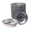 EcoQuality 6" Round Aluminum Foil Pans - Disposable Containers with Foldable Walls for Pie Baking, Cooking, Serving, Reheating, and Storing - Freezer and Oven Safe Tart Pan 250 Pack view 1
