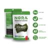 Original Crispy Seaweed Snacks by Nora, Low-Carb Healthy Snacks for Adults, Thick Nori Sheets Snack Strips, Asian Snacks, Vegan, Gluten-Free, Non-GMO, 6-Pack view 3