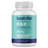 BESTVITE P-5-P 100mg (120 Vegetarian Capsules) (CoEnzymated Form of B-6) - No Stearates - Vegan - Non GMO - Gluten Free - No Silicon Dioxide - No Gelatin view 1