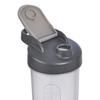 Amazon Basics Protein Shaker Bottle with Mixer Ball, Cups for Shakes, 20 oz, 2-Pack, Gray, 11.8x9x23 cm view 4