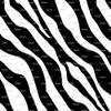 1/4 Sheet ~ Diagonal B&W Zebra Background Birthday ~ Edible Cake/Cupcake Topper!!! view 1