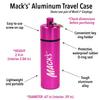 Mack's Keychain Carrying Case, Aluminum, Waterproof Ear Plugs Holder  2 Pack (Pink) view 2