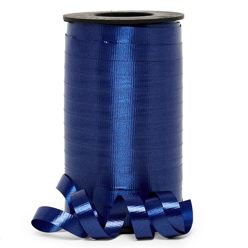 3/8" X 250 Yds Navy Crimped Curling Ribbon