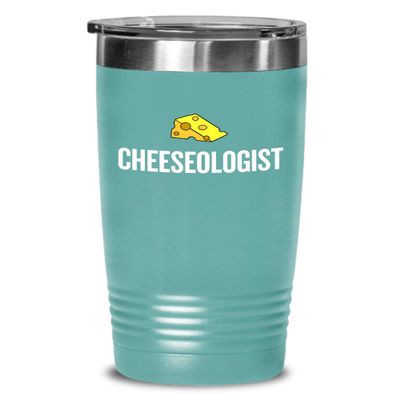 Cheese Lover Tumbler - Funny Cheese Tasting Gift - Cheese Maker Present - Cheeseologist - Dairy Farmer