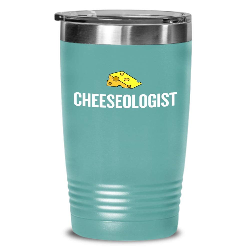 Cheese Lover Tumbler - Funny Cheese Tasting Gift - Cheese Maker Present - Cheeseologist - Dairy Farmer