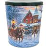 C.R. Frank Popcorn - Gourmet Popcorn Tin, 3.5 Gallon, Emerald Snowflakes (Butter, Cheese, and Caramel) view 1