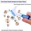 4 Pcs Denture Brushes with Double Sided Denture Cleaning Brush Heads for Denture Care (4Pcs) view 2