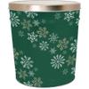 C.R. Frank Popcorn - Gourmet Popcorn Tin, 3.5 Gallon, Emerald Snowflakes (All Cheese) view 1