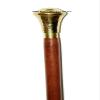 37 Brass Knob Handle Wooden Brown Decorative Walking Stick Beautiful Cane view 1