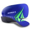 FitFeet 3/4 Arch Support Insoles for Men and Women, Plantar Fasciitis Insoles, Orthotic Inserts for Flat Feet Over-Pronation, Rigid High Arch Support Shoe Insoles for Heel Spurs Foot Pain Relief, M view 1