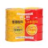 [ 8 Packs ] Dongwon tuna Light  100g x 4, Hot Red Pepper Tuna  100g x 4 view 1