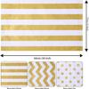 120 Sheets Gold Tissue Paper, Christmas Metallic Gift Wrapping Paper Bulk for New Year Gift Bags, Birthday, Graduation, DIY Shipping Crafts, 20 Inch x 14 Inch view 2