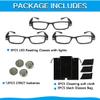 Reading Glasses with Light Bright LED Readers with Lights Reading Glasses Lighted Magnifier Nighttime Reader Compact Full Frame Eyewear Clear Vision Unisex Clear Vision Lighted Eye Glasses,+1.0 view 2