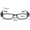 Reading Glasses with Light Bright LED Readers with Lights Reading Glasses Lighted Magnifier Nighttime Reader Compact Full Frame Eyewear Clear Vision Unisex Clear Vision Lighted Eye Glasses,+1.0 view 4