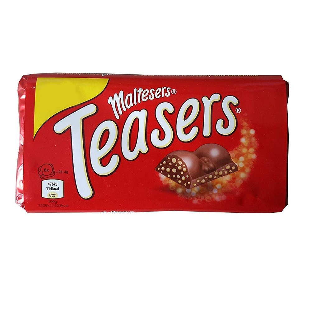 Mars Maltesers Teasers Bar 100g (Pack of 6)