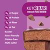 No Sugar Keto Bar Snack, Fudge Brownie, Low Carb Healthy Snack, 480g view 3