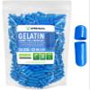 XPRS Nutra Size 0 Empty Capsules - 500 Count Empty Gelatin Capsules - Pills DIY Capsule Filling - Pure Bovine Pill Gel Caps for Do-It-Yourself Supplements (Blue)
