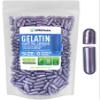 XPRS Nutra Size 0 Empty Capsules - 500 Count Empty Gelatin Capsules - Pills DIY Capsule Filling - Pure Bovine Pill Gel Caps for Do-It-Yourself Supplements (Pearl Purple)