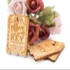 Summer-Ray 50pcs Personalized Wooden Treasure Chest Love is The Key to Happiness Wedding Bridal Shower Gift Tags view 2