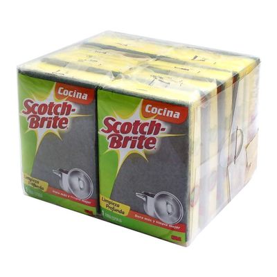 10X Sponge Clean Dish Washing Catering Scourer Scouring Pad Kitchen Gadget Lot