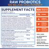 Wholesome Wellness Organic Raw Probiotics 100 Billion CFU, Dr Formulated for Women and Men, Complete Adult Supplement with Prebiotics and Digestive Enzymes; 30 Capsules, Shelf Stable view 3
