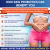 Wholesome Wellness Organic Raw Probiotics 100 Billion CFU, Dr Formulated for Women and Men, Complete Adult Supplement with Prebiotics and Digestive Enzymes; 30 Capsules, Shelf Stable view 4