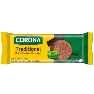 Corona Traditional Sweet Chocolate Bars, Authentic Hot Chocolate, 14.1 oz