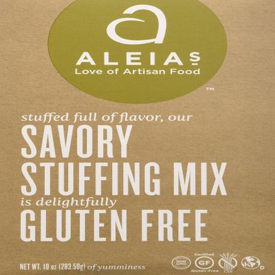 Aleia's Gluten Free Foods Stuffing Mix, Savory, Gf, 10-Ounce - PACK OF 12
