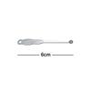 10pcs Sliver Metal Ear Spoon Earwax Curette Remover Earpick Tool Hanging Clean Tool for Ear Key Hanging Key Pendant for Adult Children view 2