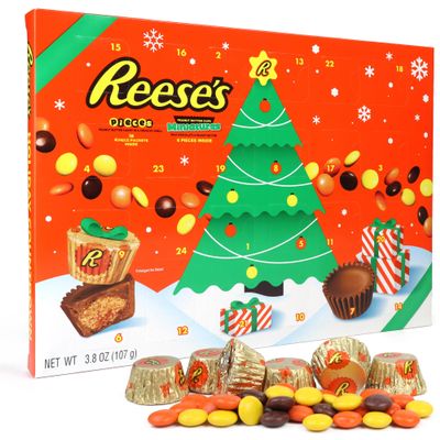 Reese's Holiday Hershey's down to Christmas Advent Calendar, Chocolate, 1 Count