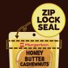 [Official MURGERBON] Honey Butter Cashew Nuts, High Protein, Resealable Zip Pouch, Snack for Kids, School, Office (1x5.6oz) view 4