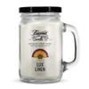 Lux Linen Candle  Odor Eliminating, Strong Scent  Light Fresh Laundry  Long Lasting 90 Hour Burn  Large 12oz Mason Jar  Made in USA  Beamer Candle Co. view 1