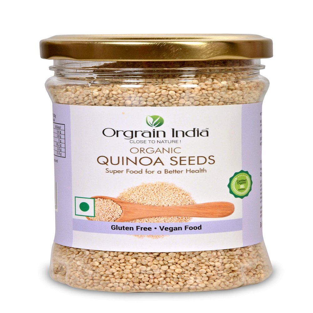 Orgrain India USDA Certified Organic Quinoa Seeds 400g (Pack of 2 * 200g)