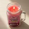 Aunt Suzies Raspberry Lemonade Candle  Strong Scent  Raspberry with Fresh Lemon  Long Lasting 90 Hour Burn  Large 12oz Mason Jar  Made in USA  Beamer Candle Co. view 3
