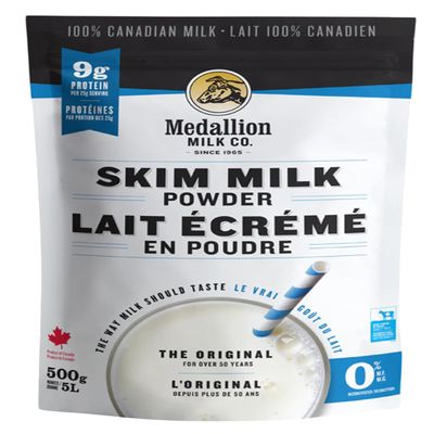 MEDALLION Skim Milk Powder 500g (Bag Package) (1 Bag)