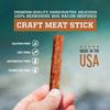 Big Fork Maple & Pepper Pork Snack Sticks  Small-Batch, Hickory-Smoked Meat Sticks | 100% Berkshire Pork with Real Maple & Black Pepper | Keto, Paleo, Gluten-Free, High-Protein Snack | 20 Count (1 oz Each) view 3