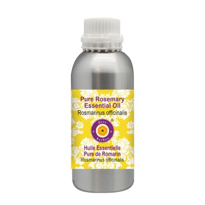 Deve Herbes Pure Rosemary Essential Oil (Rosmarinus officinalis) Steam Distilled 1250ml (42 oz)