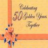 1/4 Sheet ~ 50 Golden Years Anniversary ~ Edible Cake/Cupcake Topper!!! view 1