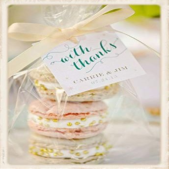100 MACARON Bags 4W"x2D"x8H" for Gifts and Favors Macaroon