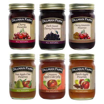 6 Piece Dillman Farm Cherry and Apple Christmas Gift Box Set