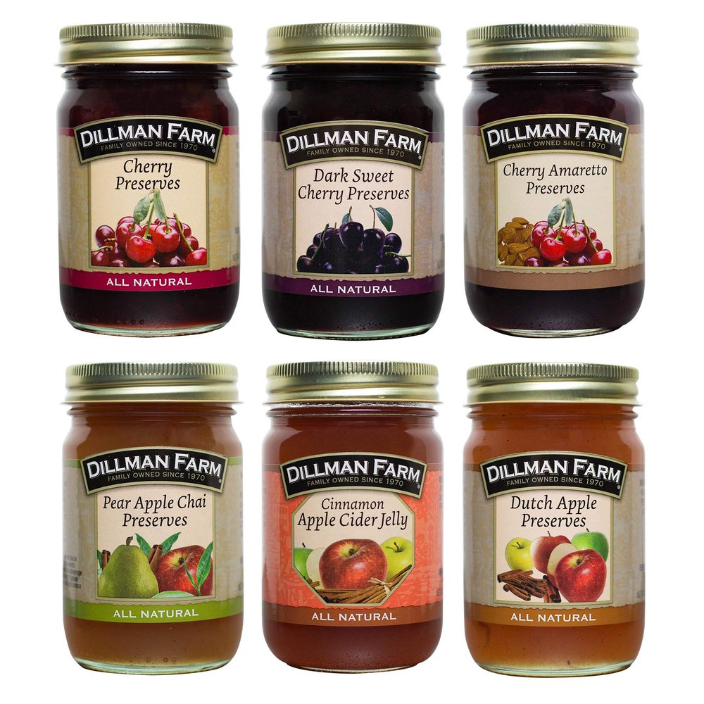 6 Piece Dillman Farm Cherry and Apple Christmas Gift Box Set